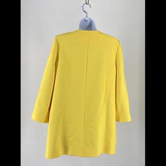 Stylish Yellow Mid-Length ZARA Coat - Picture 3 of 7